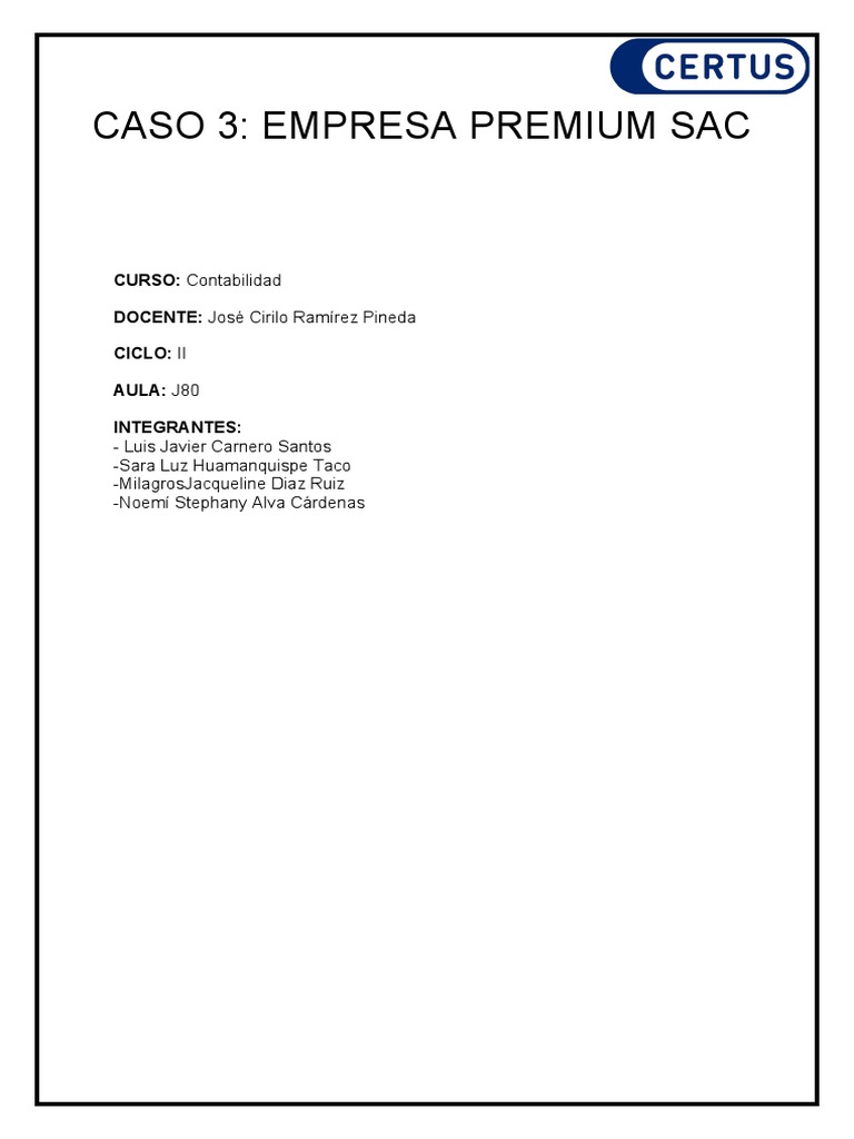 Grupo 3 Contabilidad Pdf Pagos Contabilidad