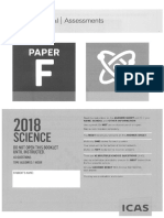 ICAS - Science - Paper F - 2018