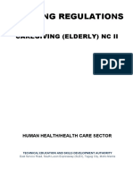 Elderly CAREGIVING NCII DOCUMENTS