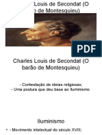 Montesquieu e A Separação Dos Poderes