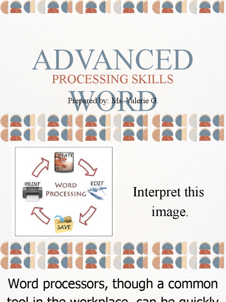 Lesson 3 advanced word processing skills pdf microsoft word