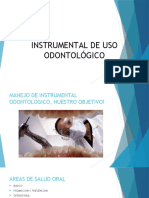 Instrumental de Uso Odontológico