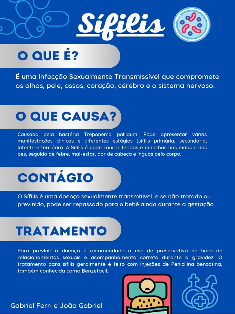 Informações sobre Sífilis e Prevenção | PDF