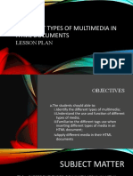 Different Types of Multimedia HTML