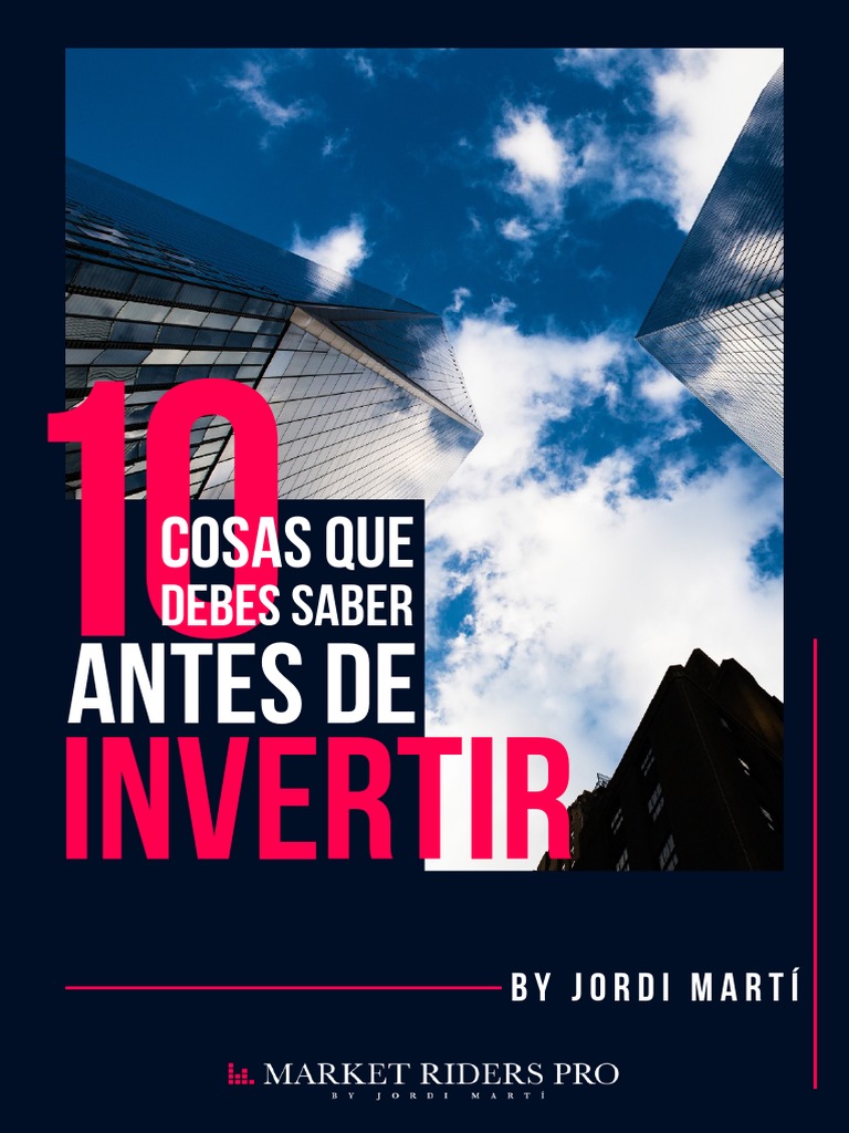 Ebook - 10 Cosas Que Saber Antes de Invertir | PDF | Oferta (economía ...