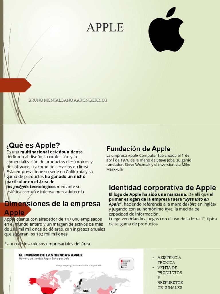 Exposición Apple | PDF | Apple Inc. | Liderazgo