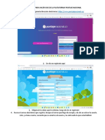Instructivo para Hacer Uso de La Plataforma Puntaje Nacional