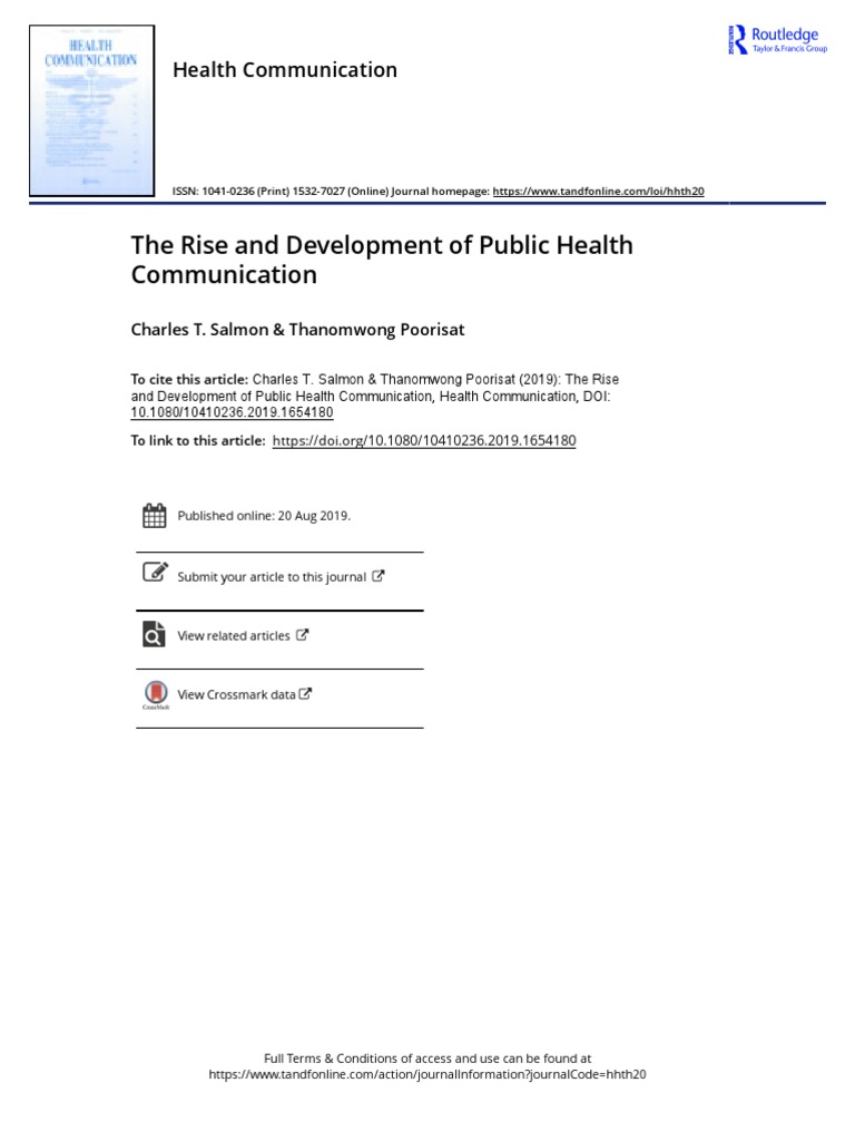 How Doris Bridges Sparked a Revolution in Public Health Communication