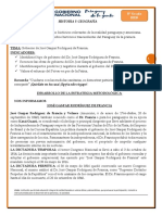 Historia y Geografía 8° Grado 1 de Junio 2020 Rev. Ajus