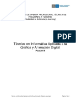 Técnico en Informática Aplicada a la Gráfica y Animación Digital (e-Learning