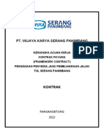 Kerangka Acuan Kerja Kontrak Payung Pemeliharaan