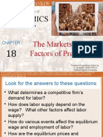 Premium CH 18 The Markets For The Factors of Production