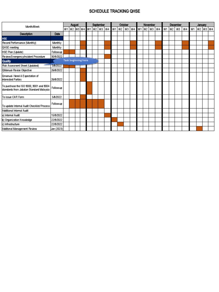 Schedule Tracking | PDF