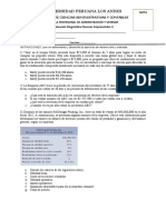 Evaluación Diagnóstica Finanzas Empresariales II - 2022-I