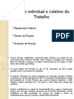 Direitos individuais e coletivos do trabalho