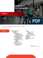 Uso de Las Técnicas e Instrumentos de Evaluación-Grupo3