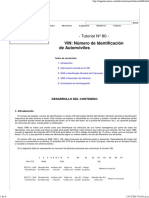 Numero de Identificacion de Automoviles