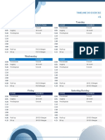 Timeline Do Exercise For Erwan