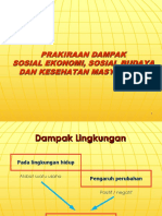 Prakiraan Dampak Aspek Sosekbud