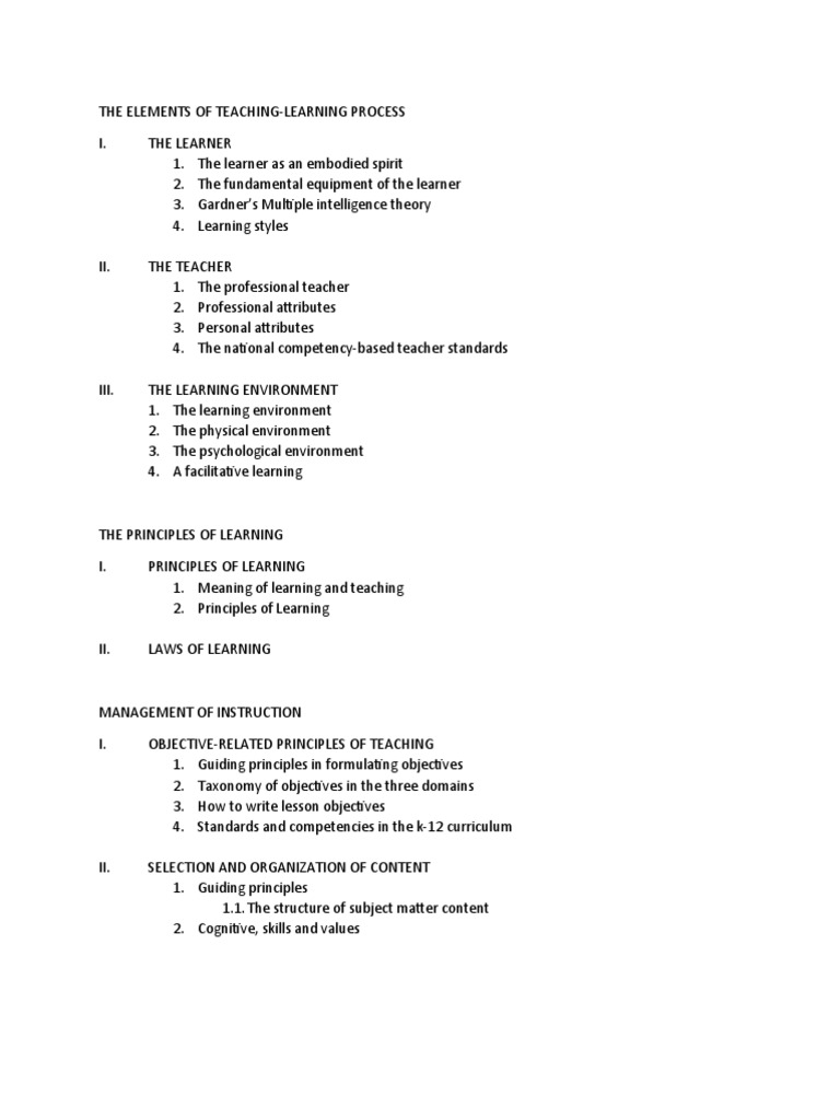 The Elements of Teaching PDF