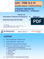 FEM 9.841 / 10.2.10 Storage Systems