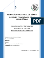 Propiedades emulsionantes de proteínas de cacahuate