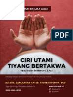 Khutbah Jumat Bahasa Jawa II Juli 2022 Ciri Utami Tiyang Bertakwa Dakwah Id