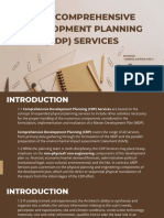 Report Comprehensive Development Planning (CDP) Services