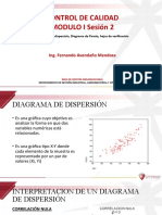 Control de Calidad: Diagramas de Dispersión, Pareto y Hojas de Verificación