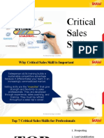 Critical Sales Skills