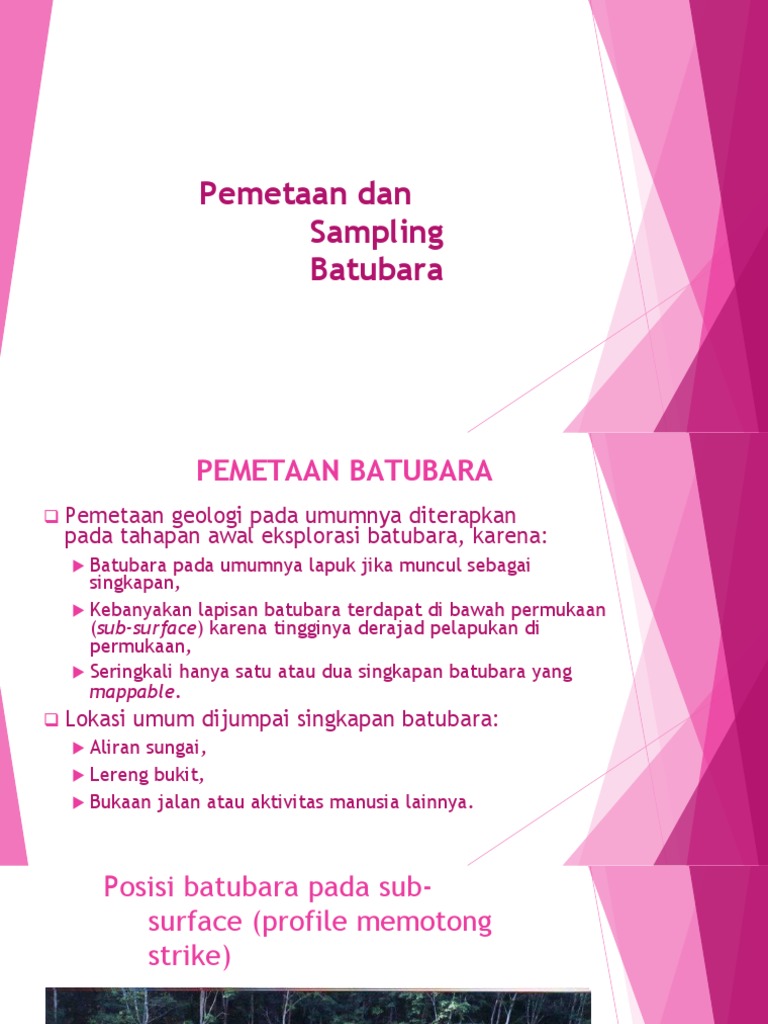Pemetaan dan Sampling Batubara Efektif | PDF | Sains & Matematika