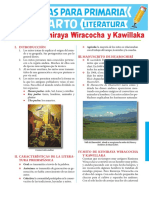 El Mito de Kuniraya Wiracocha y Kawillaka para Cuarto Grado de Pimaria