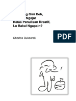 Sekarang Gini Deh, Charles Bukowski (2022)