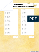 Jogging Multiplication