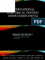 NETA standards guide electrical testing