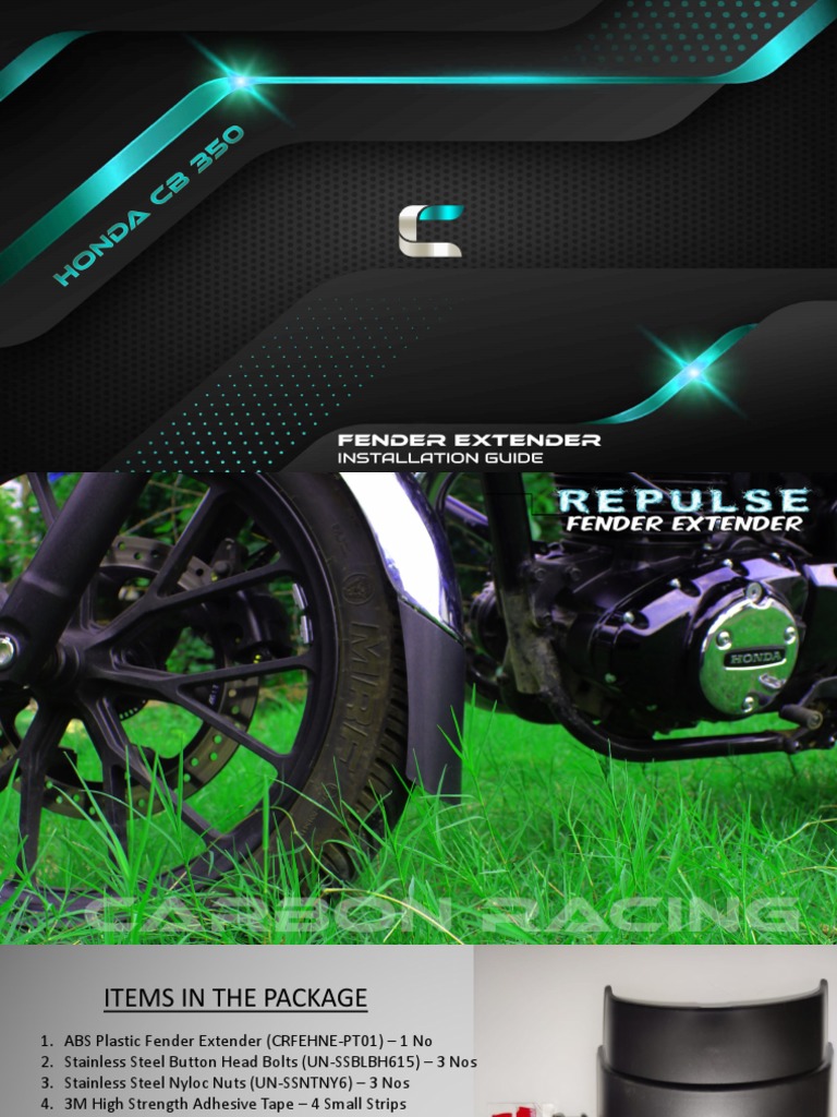 REPULSE__CB350_Fender_Extender_Installation_Guide PDF