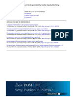 A Model For Underwater Sound Levels Generated by Marine Impact Pile Driving