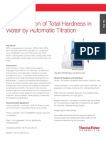 App Note T007A - T930 Ion - Total Hardness in Water