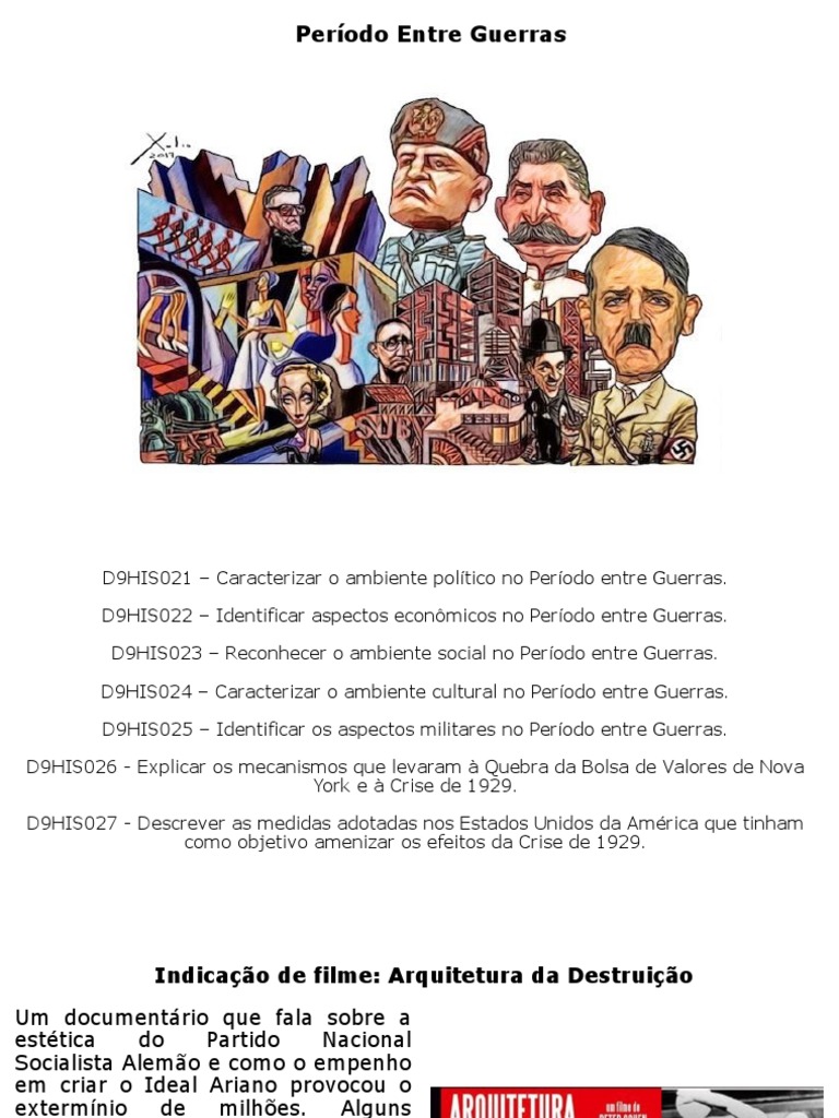 Análise do Período Entre Guerras | PDF | Europa | Economia