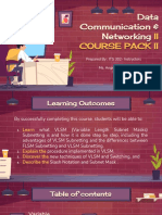 Data Comminication and Networking Ii - Course Pack 2
