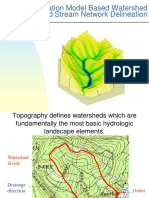Digital Elevation Model Based Watershed and Stream Network Delineation