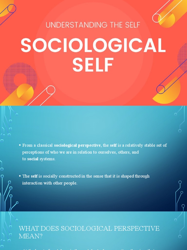 Sociological Perspective of Self PDF