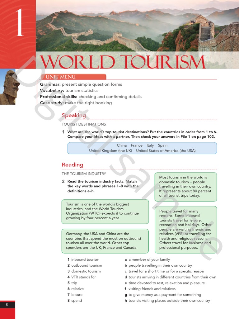 ENGLISH FOR INTERNATIONAL TOURISM INTERMEDIATE WORKBOOK PDF visual data 2