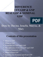The Difference Between GDP & GNP Real GDP
