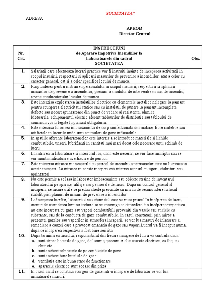 Instructiuni 2 - Laboratoare | PDF