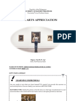 Philippines University Arts Appreciation Document Title