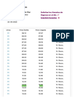 PINEDA-BCN- Horarios de Trenes de Rodalies de Catalunya