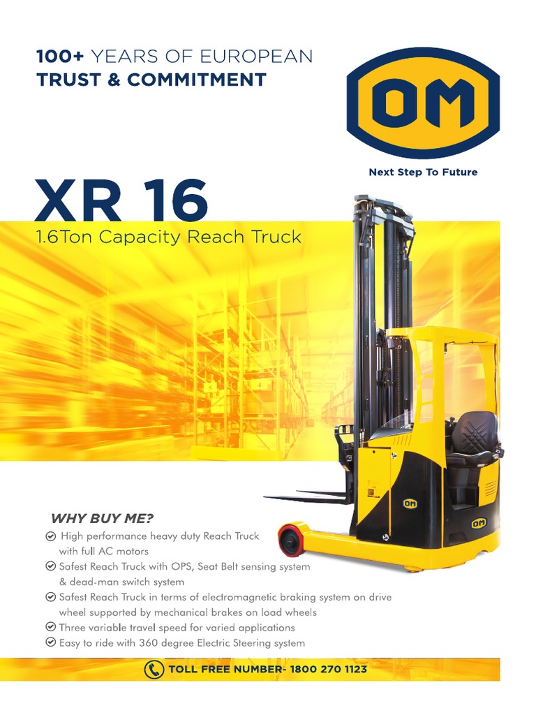 XR 16 Reach Truck | PDF