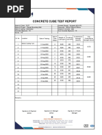 Concrete Cube Test Report Format | PDF | Building | Building Engineering