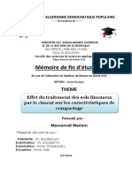 Effet de Traitement Des Sols Limoneux Par Le Ciment Sur Les Caractéristiques de Compactage